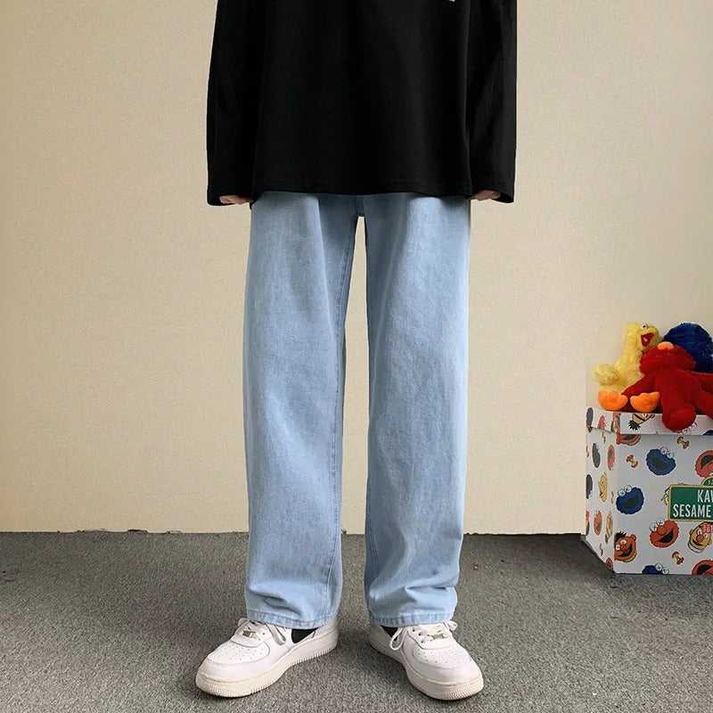 KOREAN-STYLE BAGGY JEANS